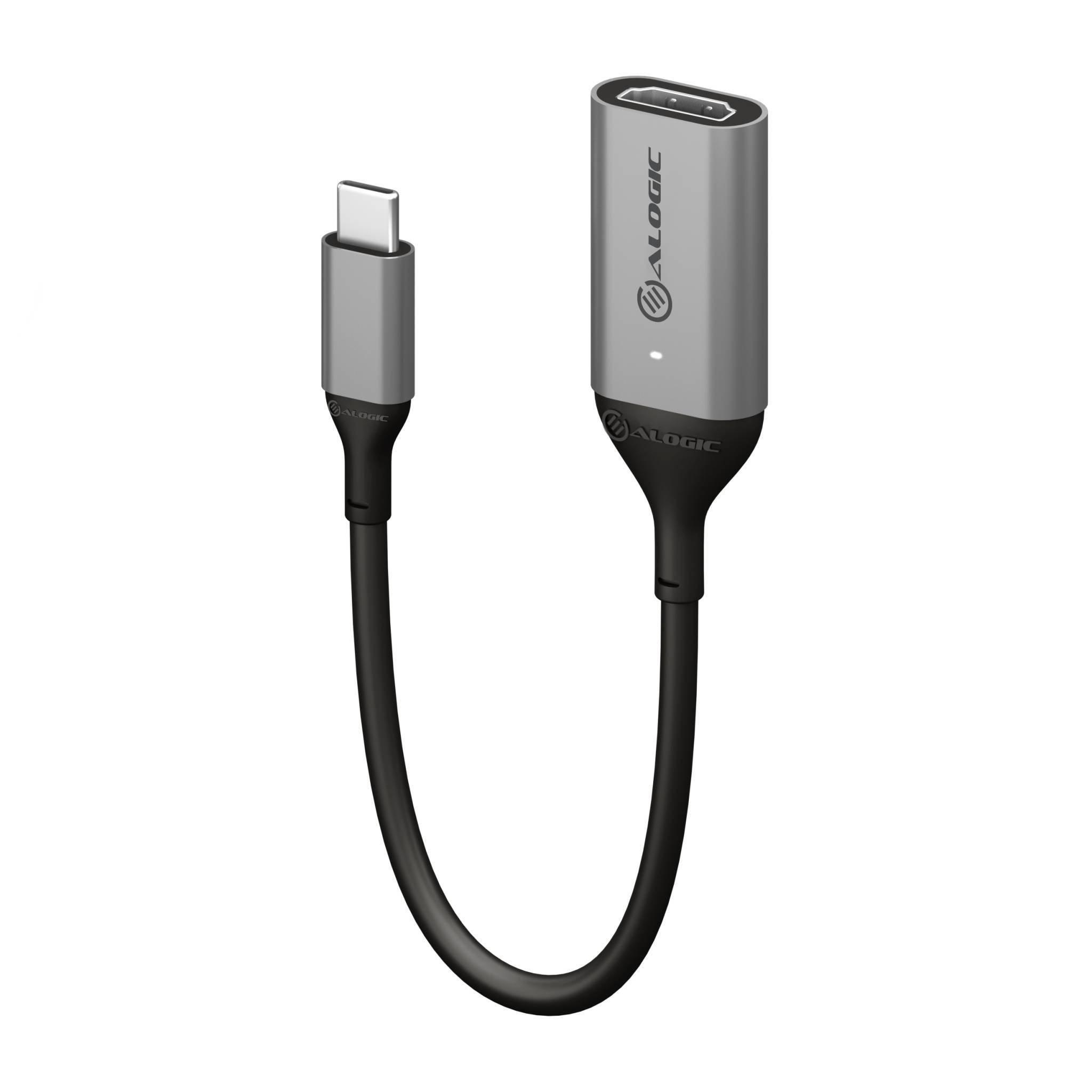 Alogic Adapter USB-C -> HDMI 4K 60HZ grau / Konverter USB