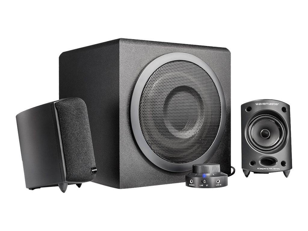 Wavemaster MOODY BT 2.1 Bluetooth black retail Multimedia-Technik Aktivboxen