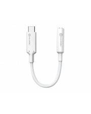 Alogic USB Adapter USB-C -> 3,5mm Audio 0,1m weiß / Konverter USB
