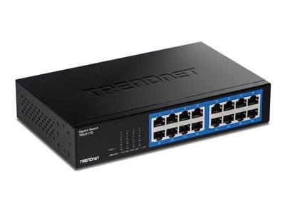 TRENDnet Switch 16 Port Gbit Desktop /w metal Multimedia-Technik Switche