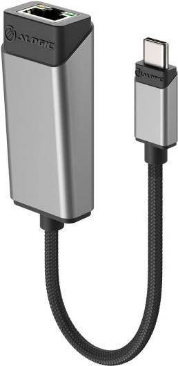 Alogic Adapter USB-C -> RJ45 Gigabit Ethernet space grey / Konverter USB