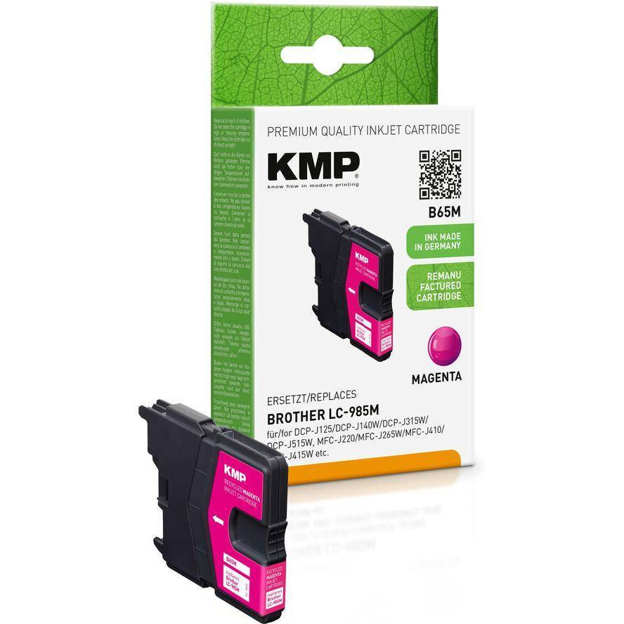 KMP Patrone Brother LC-985M 260 S. magenta remanufactured Multimedia-Technik Patronen