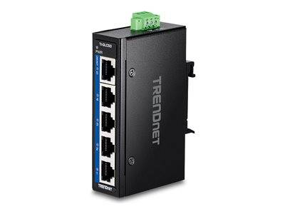 TRENDnet 5-Port Industrial Gigabit DIN-Rail Mini Switch Multimedia-Technik Switche