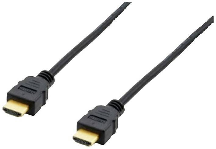 Equip HDMI HS Ethernet 2.0 18Gbps 4K/60Hz 5.00m schwarz Polybeutel Multimedia-Technik HDMI-Kabel