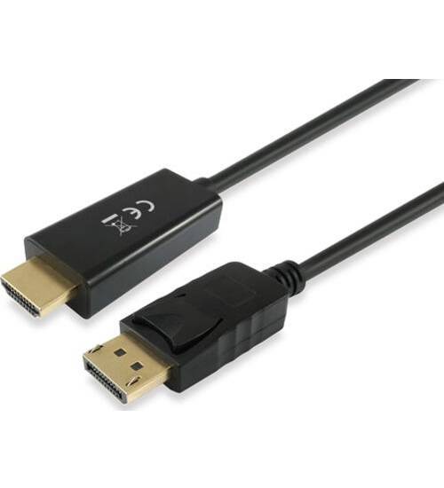 Equip DisplayPort->HDMI 4K/ 30Hz St/St 3.00m sw Polybeutel Multimedia-Technik Displayport-Adapter