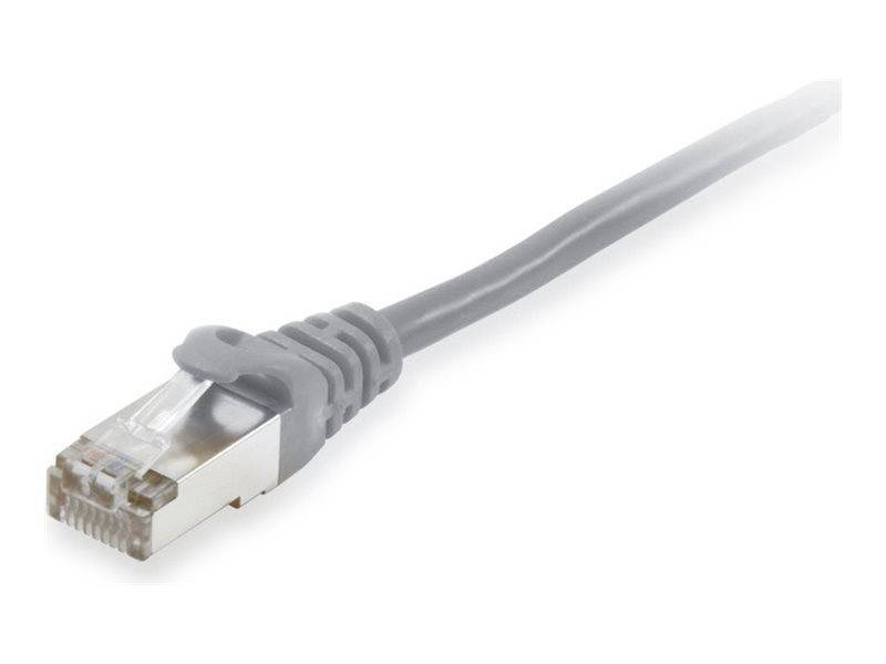 Equip Patchkabel Cat6A S/FTP 2xRJ45 10.00m grau LSZH Polybeutel Multimedia-Technik Cat6 Kabel