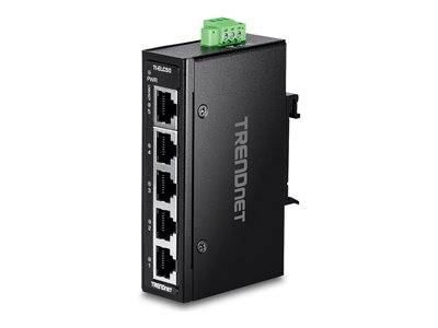 TRENDnet 5-Port Industrial Fast Ethernet DIN-Rail MiniSwitch Multimedia-Technik Switche
