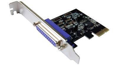 Longshine Controller PCIe 1x Parallel Multimedia-Technik PCI Express Karten