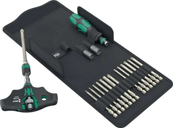 Wera Kraftform Kompakt 400 RA SHK Set 1 Multimedia-Technik Werkzeug