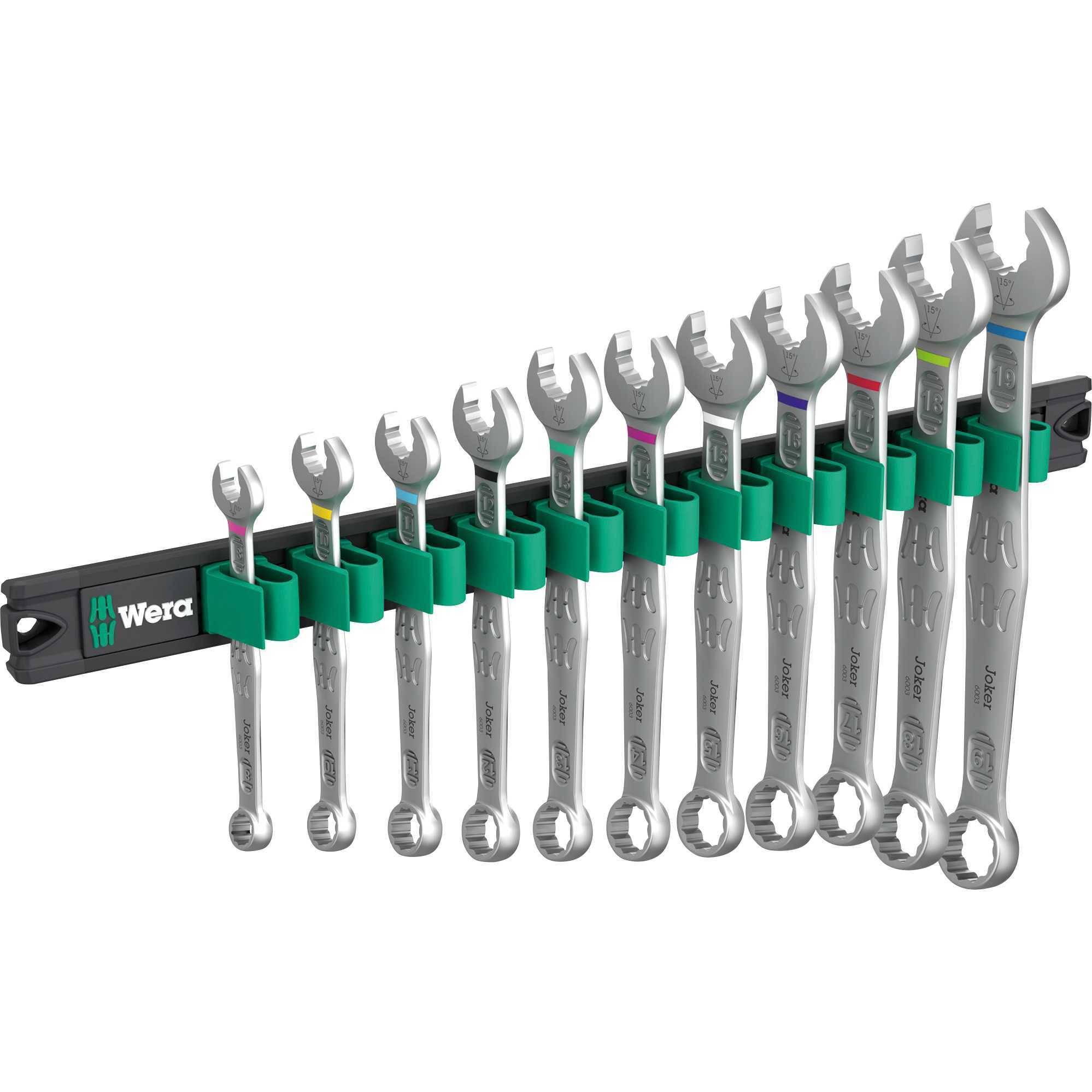 Wera 9640 Magnetleiste 6003 Joker 1 Ringmaulschlüssel-Satz Multimedia-Technik Werkzeug