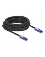 Delock RJ45 Netzwerkkabel Cat.6 UTP mit 180° winkelbaren Steckern schwarz 7.5 CAT 6 Schwarz