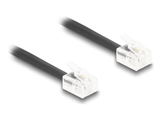 Delock - Telefonkabel - RJ-11 (M) zu RJ-11 (M)