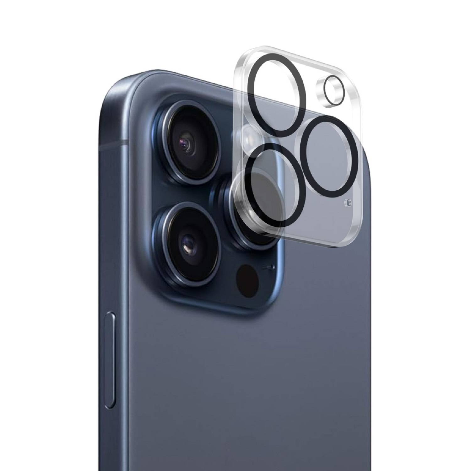 3x 9H Panzerglas für iPhone 16 Pro 3D KLAR Kameraglas echtes Tempered 9H Glass Panzerfolie Schutzglas Schutzfolie Screen-Protector