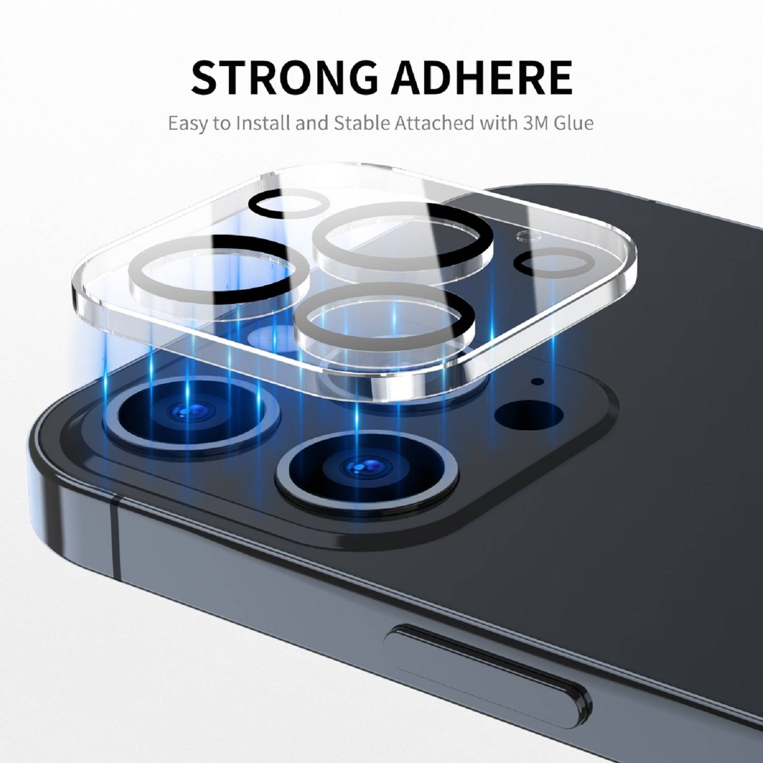 6x 9H Panzerglas für iPhone 16 Pro 3D KLAR Kameraglas echtes Tempered 9H Glass Panzerfolie Schutzglas Schutzfolie Screen-Protector