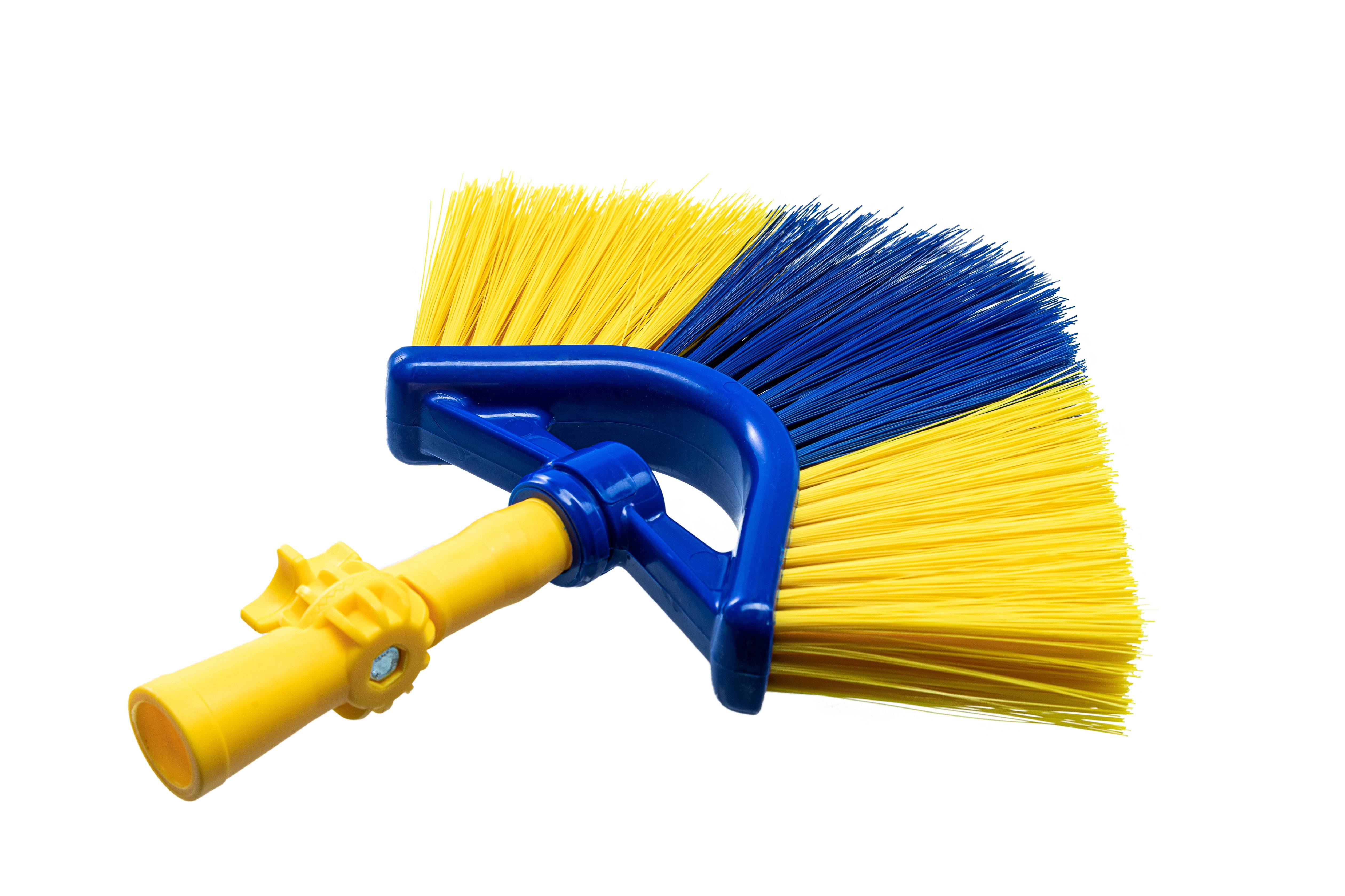 Neustanlo | Teleskop-Eckbesen | ausziehbar auf 4,0 Meter | effektives Spinnweben-Entfernen | ergonomisches Handling | robuste Verarbeitung