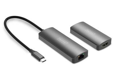 DIGITUS - 4K Video Extender (USB-C - HDMI), 30 m