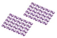 DIGITUS Kabelclips mit Farbcodierung - für Patch-Kabel - violett, RAL 4008 (Packung mit 100)