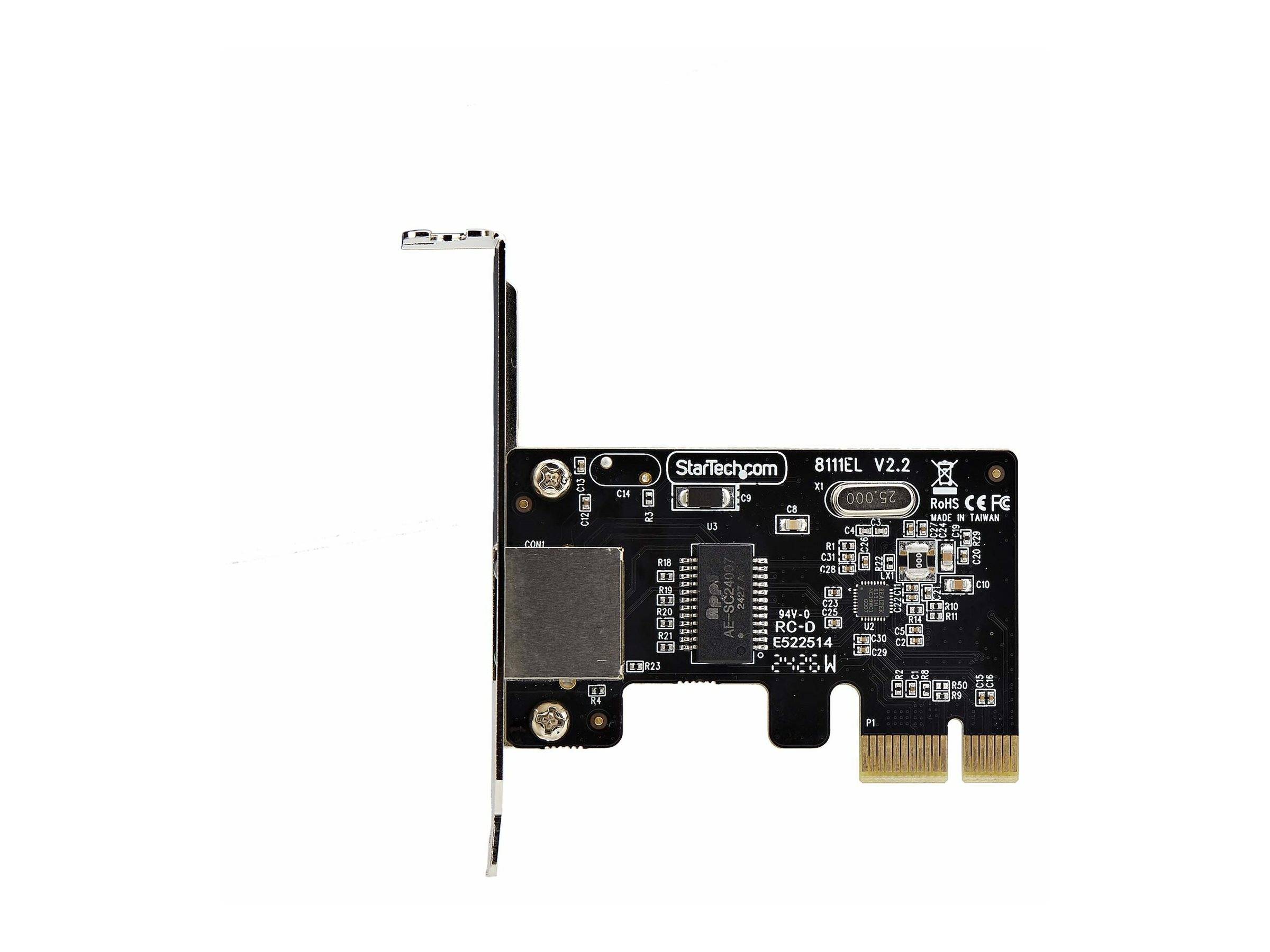 StarTech.com 1-Port Gigabit PCIe Network Adapter Card, TAA Compliant