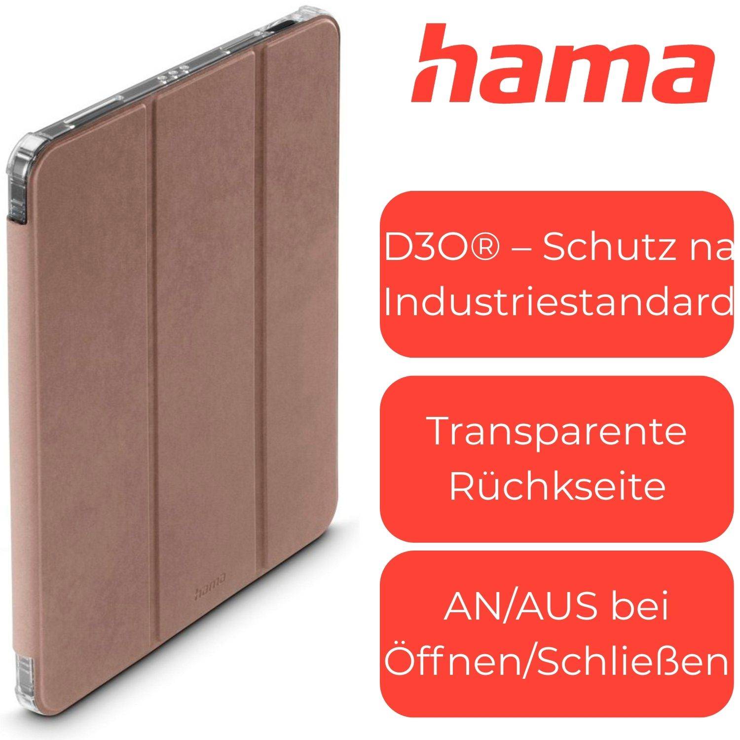 Hama D3O Rugged Case Schutzhülle Stoßfest Tasche für Apple iPad Pro 11 2025 2024