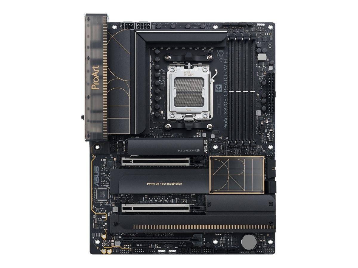 ASUS ProArt X870E-CREATOR WIFI - Motherboard - ATX - Socket AM5 - AMD X870E Chipsatz - USB4, USB-C 3.2 Gen 2x2, USB 3.2 Gen 2, USB 3.2 Gen 1