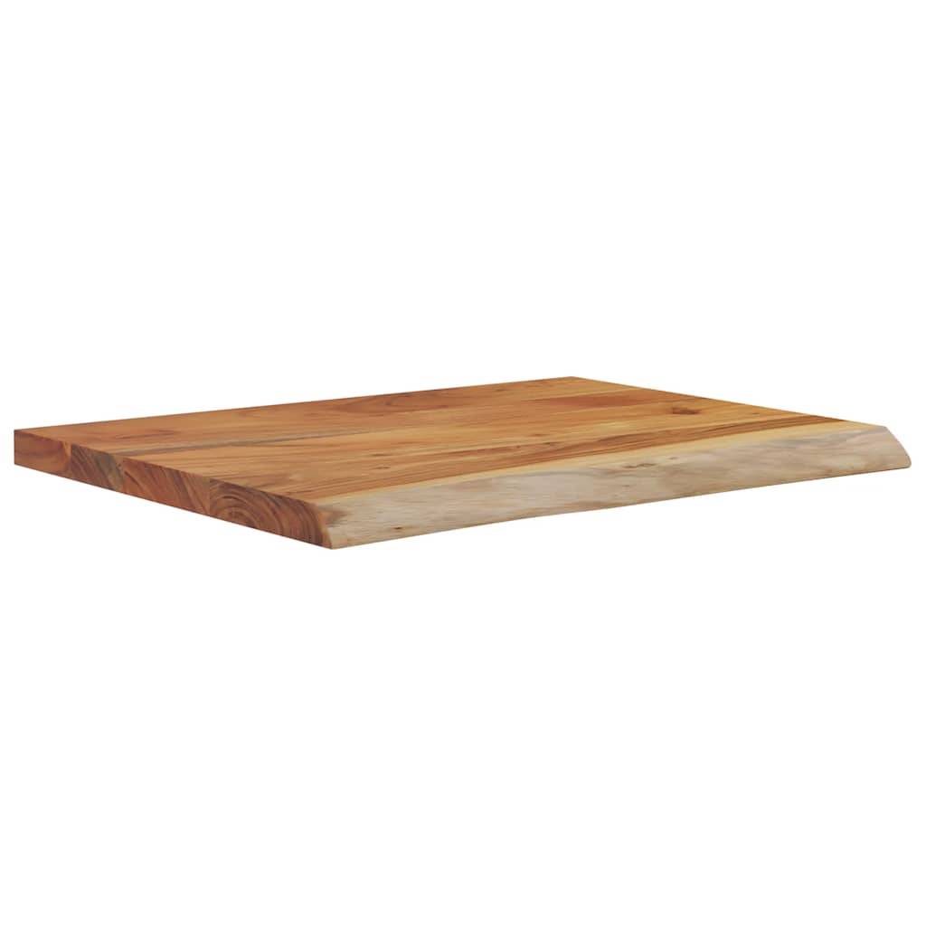 vidaXL Wandregal 50x40x3,8 cm Rechteckig Massivholz Akazie Baumkante