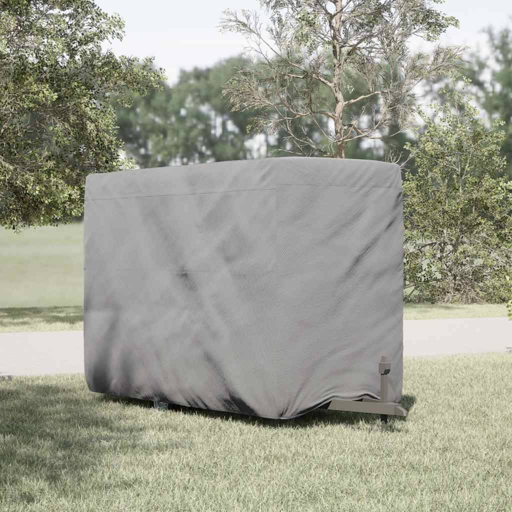 vidaXL Schutzhülle für Pferdeanhänger Grau 334x148x230 cm Vliesstoff