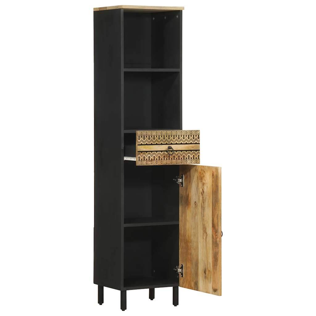 vidaXL Badschrank 38x33,5x160 cm Massivholz Mango