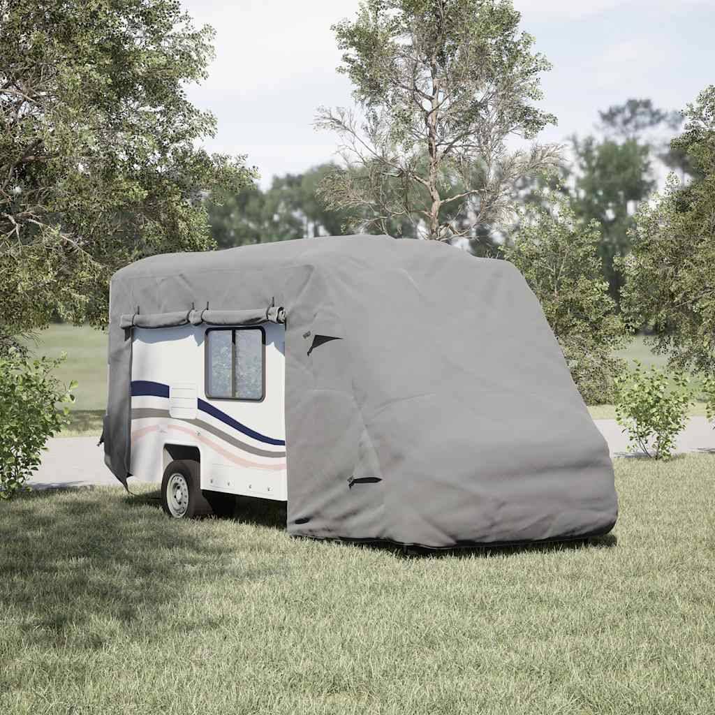 vidaXL Schutzhülle für Wohnmobil Grau 570x235x275 cm Vliesstoff