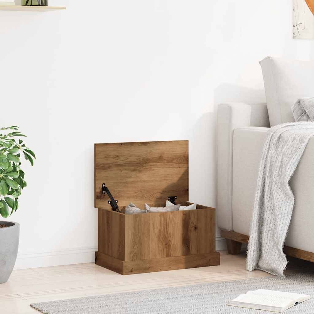 vidaXL Truhe Artisan-Eiche 30x50x28 cm Holzwerkstoff