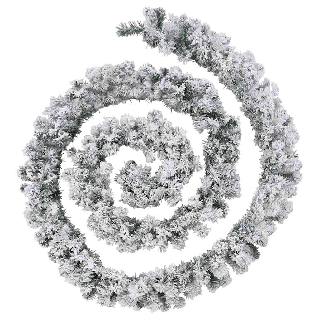 vidaXL Weihnachtsgirlande mit LED-Leuchten Grün 20 m PVC