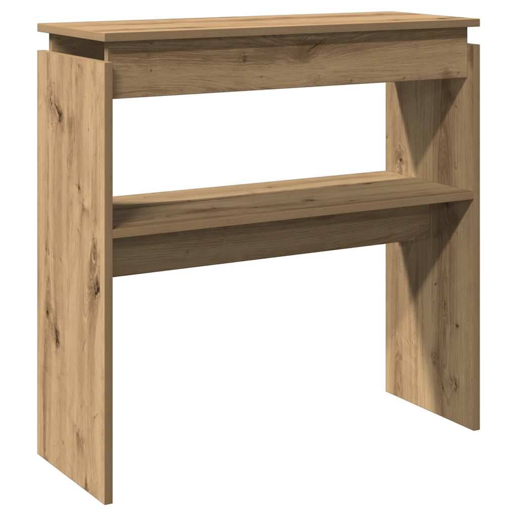 vidaXL Konsolentisch Artisan-Eiche 80x30x80 cm Holzwerkstoff