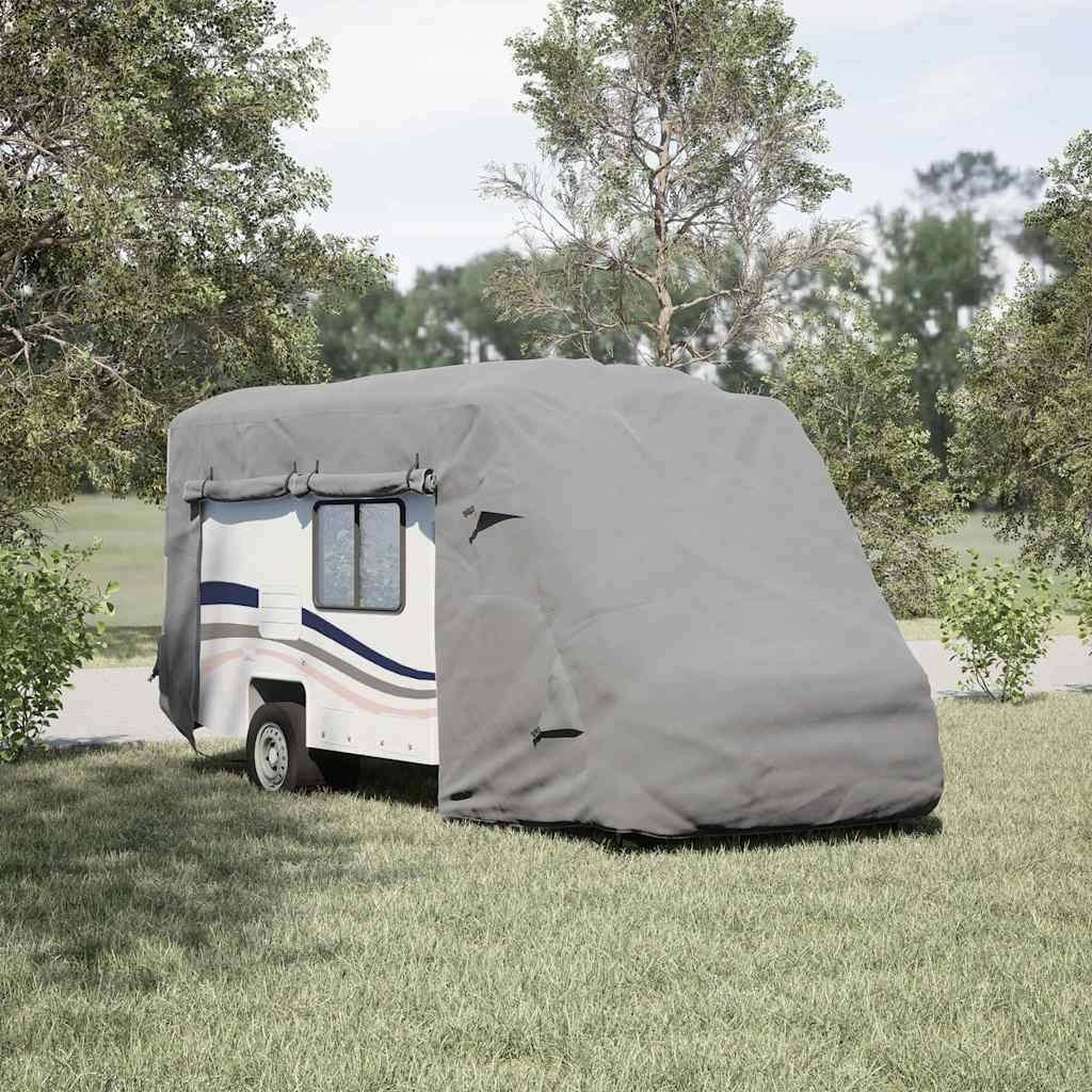 vidaXL Schutzhülle für Wohnmobil Grau 610x235x275 cm Vliesstoff