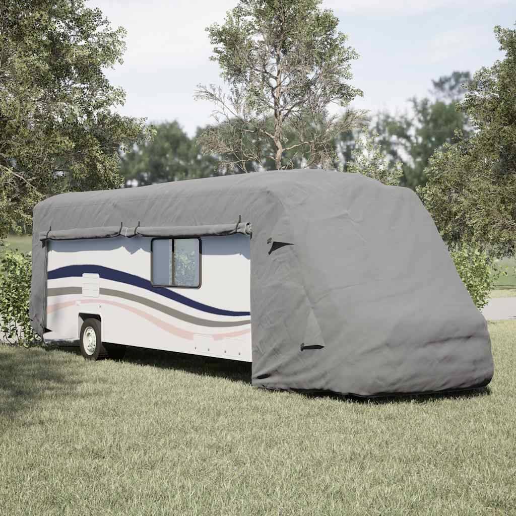 vidaXL Schutzhülle für Wohnmobil Grau 870x235x275 cm Vliesstoff