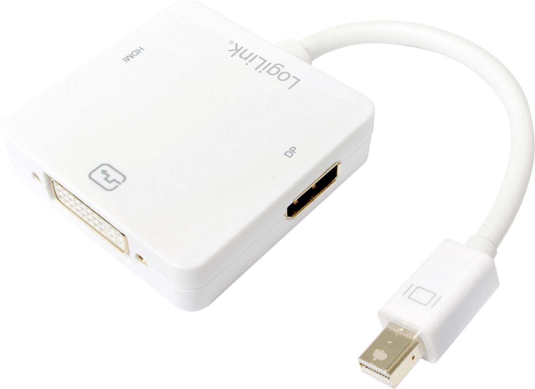 Logilink Adapter Mini DisplayPort -> HDMI+DVI+DisplayPort Multimedia-Technik Displayport-Adapter