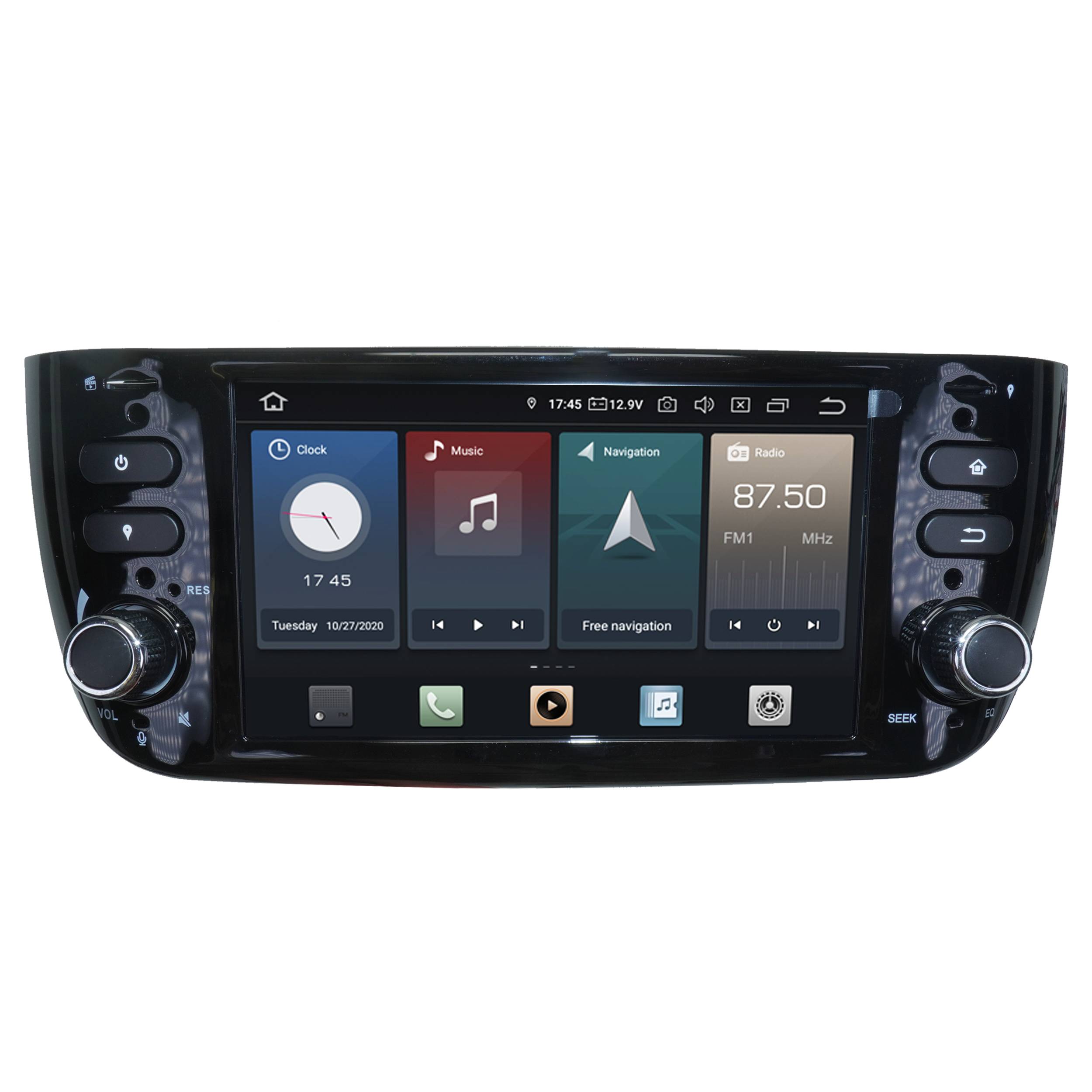 Für Fiat Punto 7" Touchscreen Android Autoradio GPS Navigation CarPlay