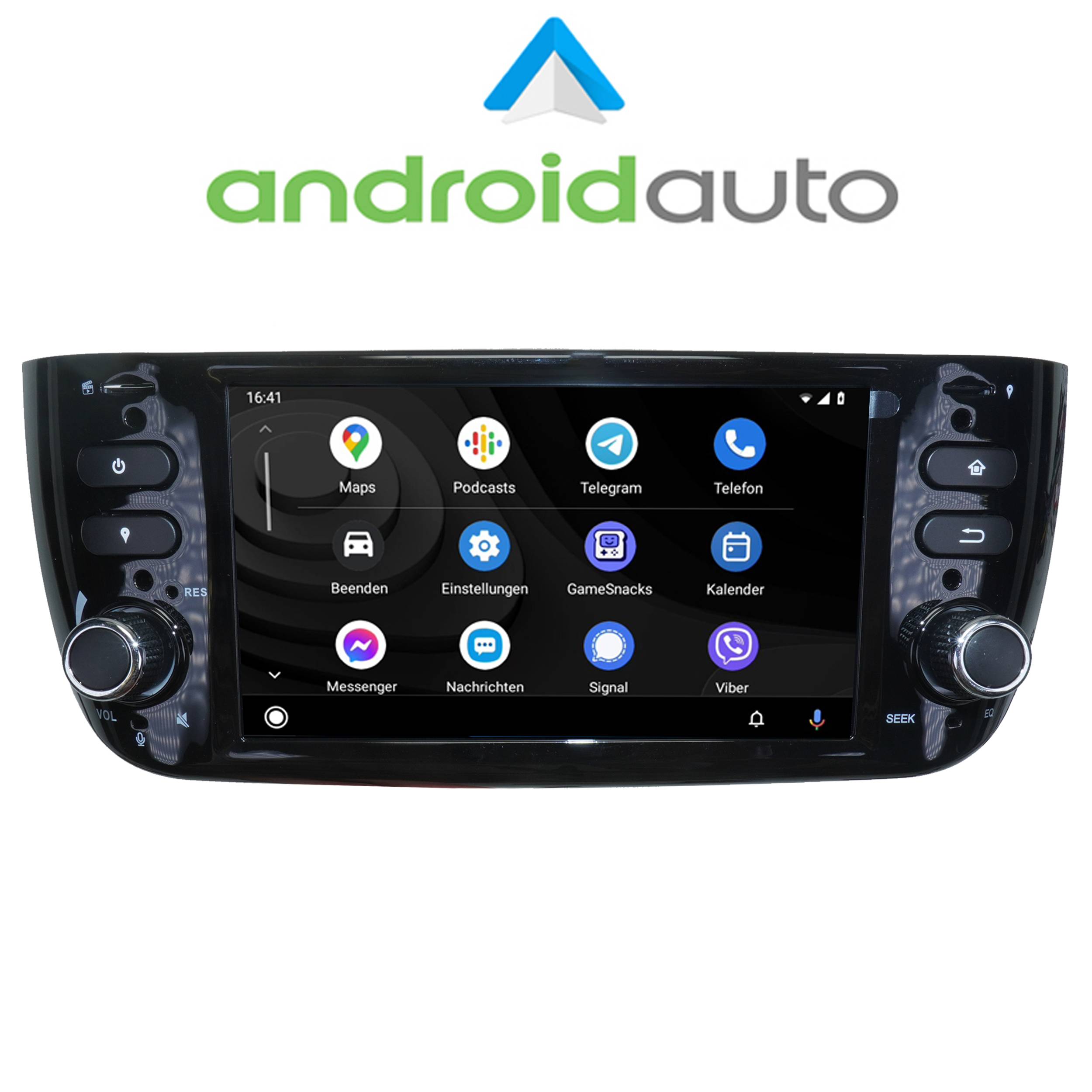 Für Fiat Punto 7" Touchscreen Android Autoradio GPS Navigation CarPlay