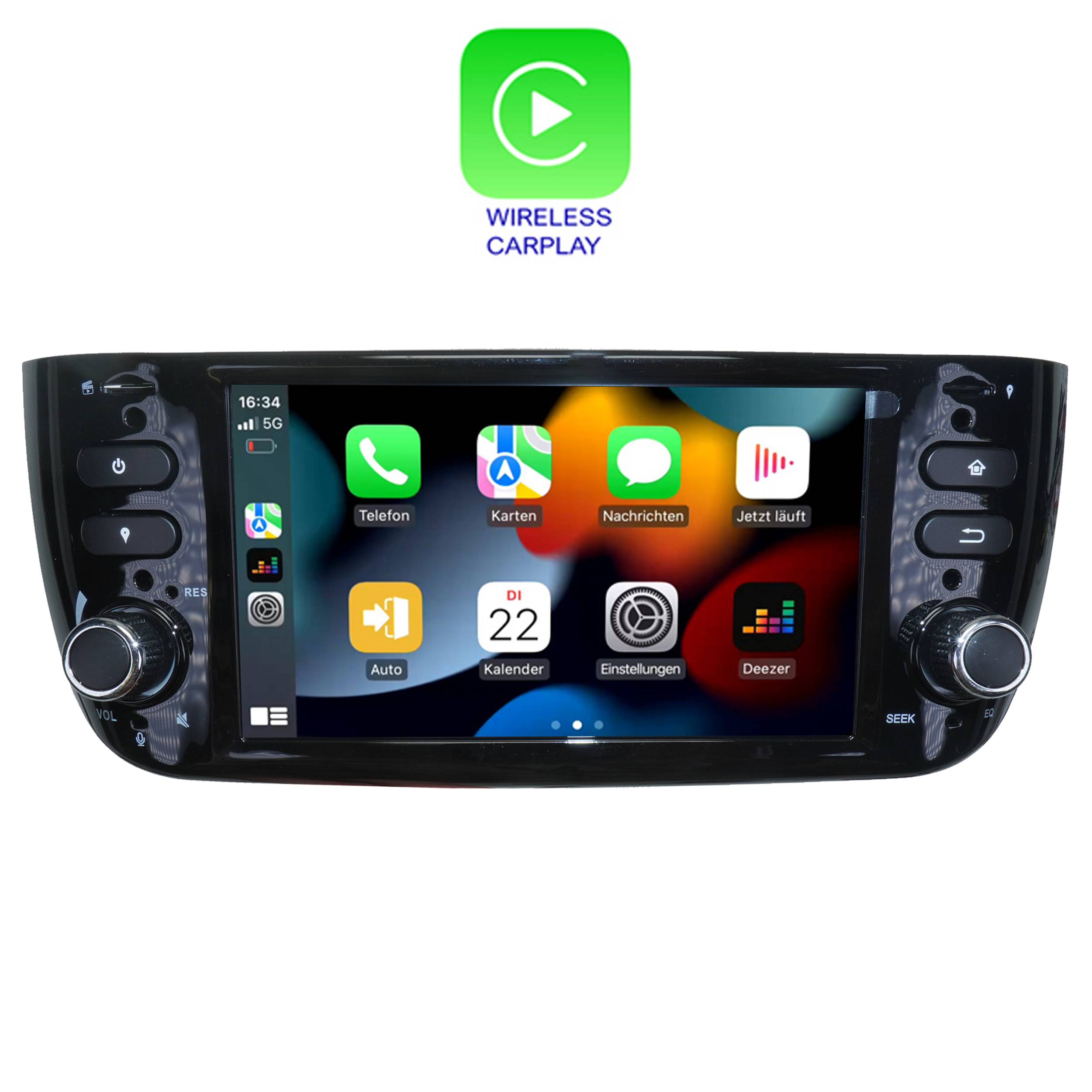 Für Fiat Punto 7" Touchscreen Android Autoradio GPS Navigation CarPlay