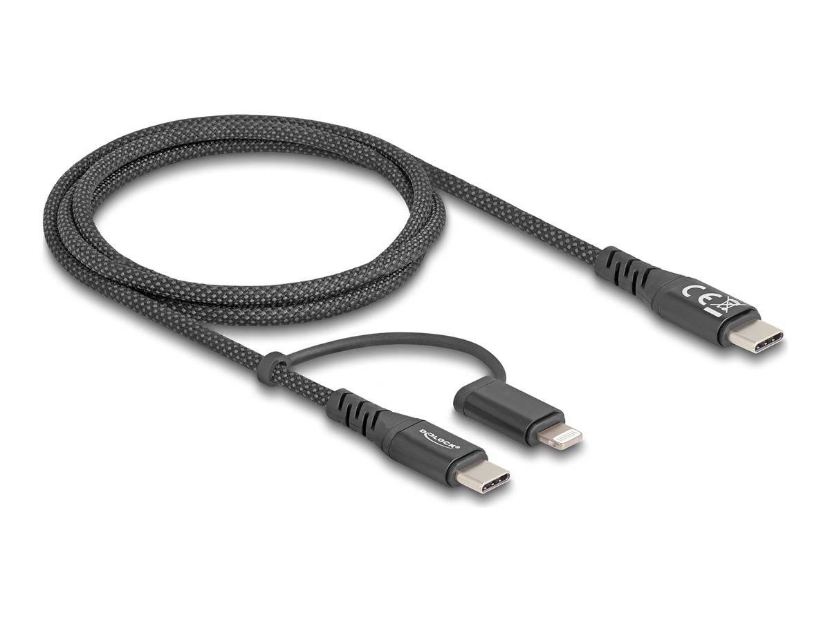 Delock - USB-Kabel - 24 pin USB-C (M) zu Lightning, 24 pin USB-C (M)