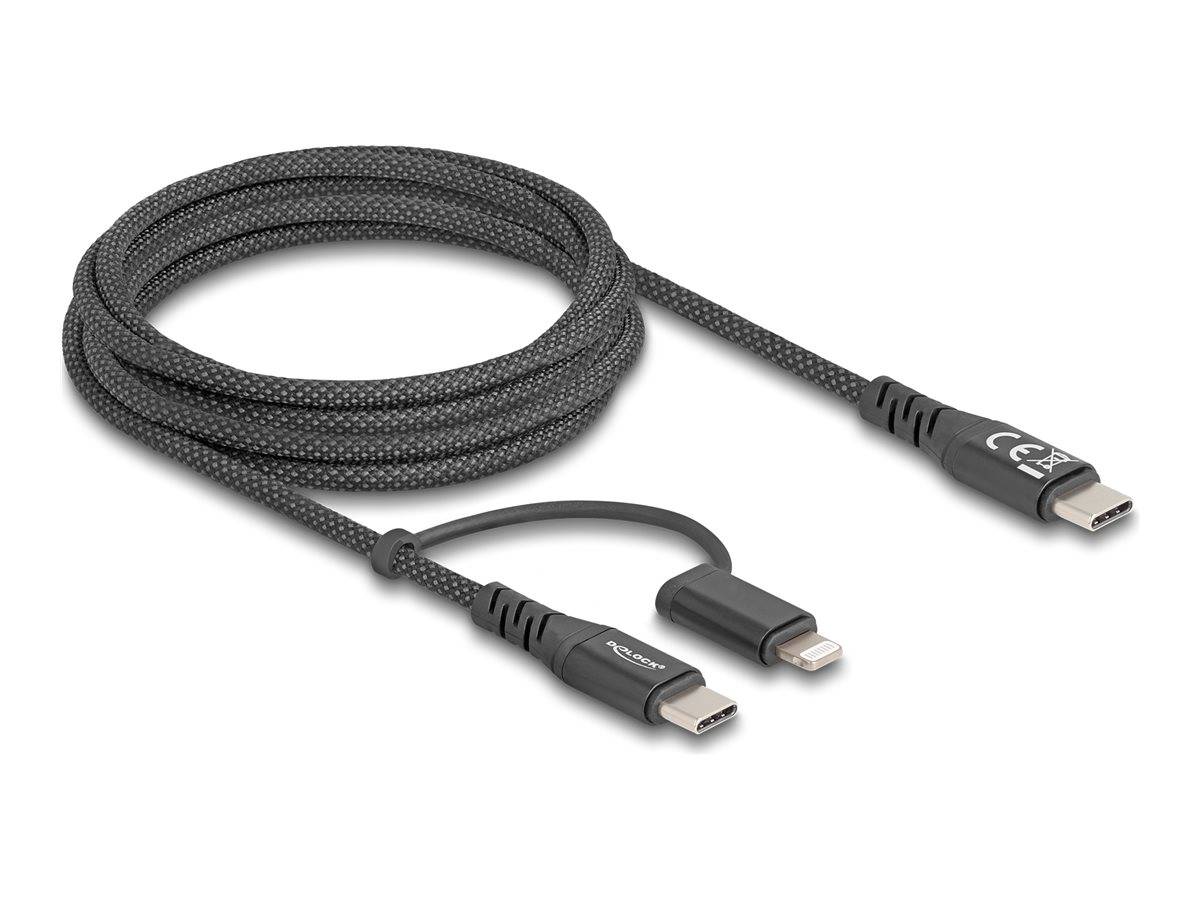 Delock - USB-Kabel - 24 pin USB-C (M) zu Lightning, 24 pin USB-C (M)