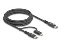 Delock - USB-Kabel - 24 pin USB-C (M) zu Lightning, 24 pin USB-C (M)