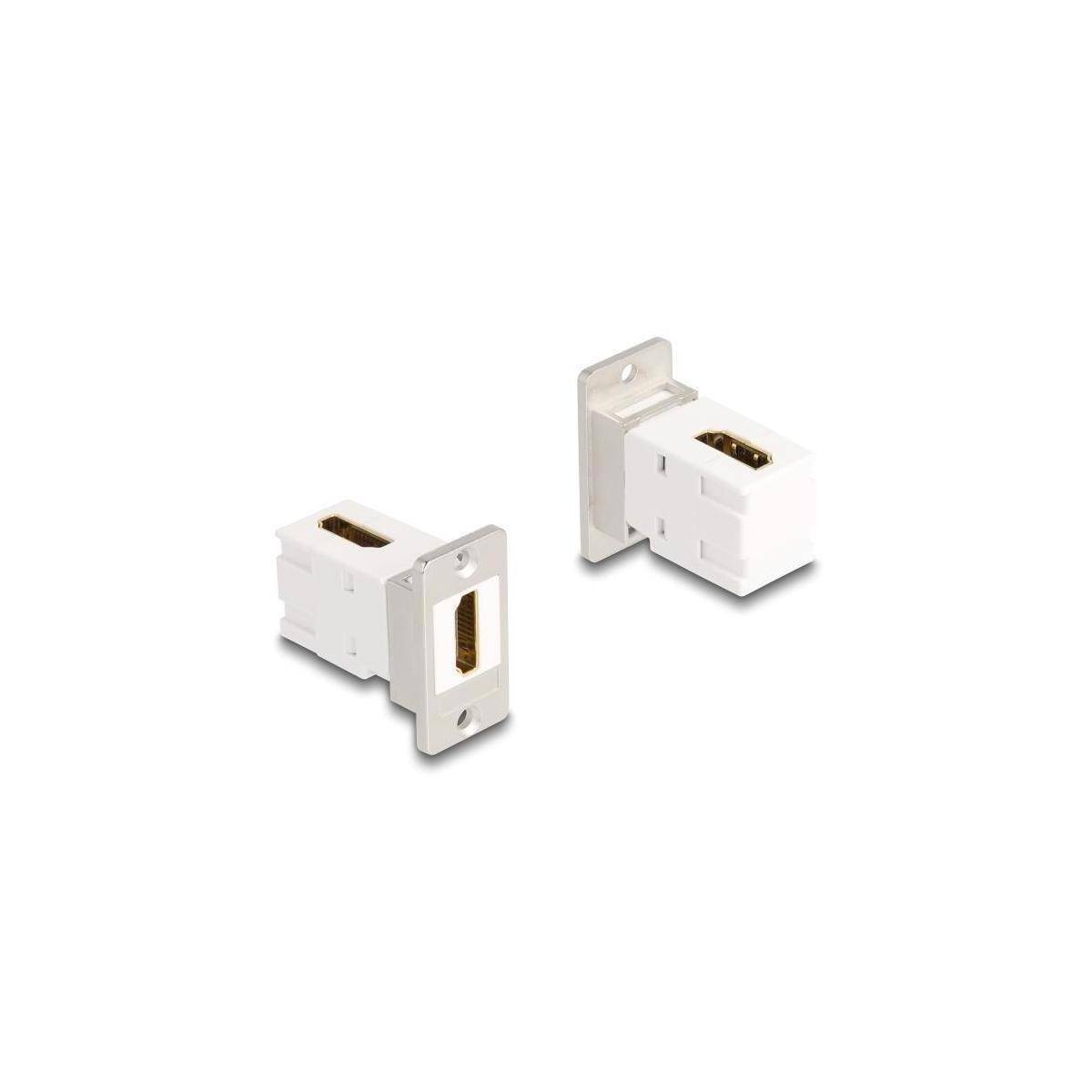 67167 - Panel Mount Keystone Modul HDMI Buchse zu Buchse 90 gewinkelt 8K 60 Hz ko