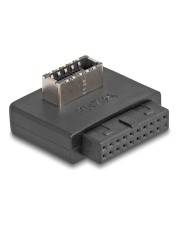 Delock USB 3.0 Pfostenbuchse auf intern Key A Buchse gewinkelt Digital/Daten