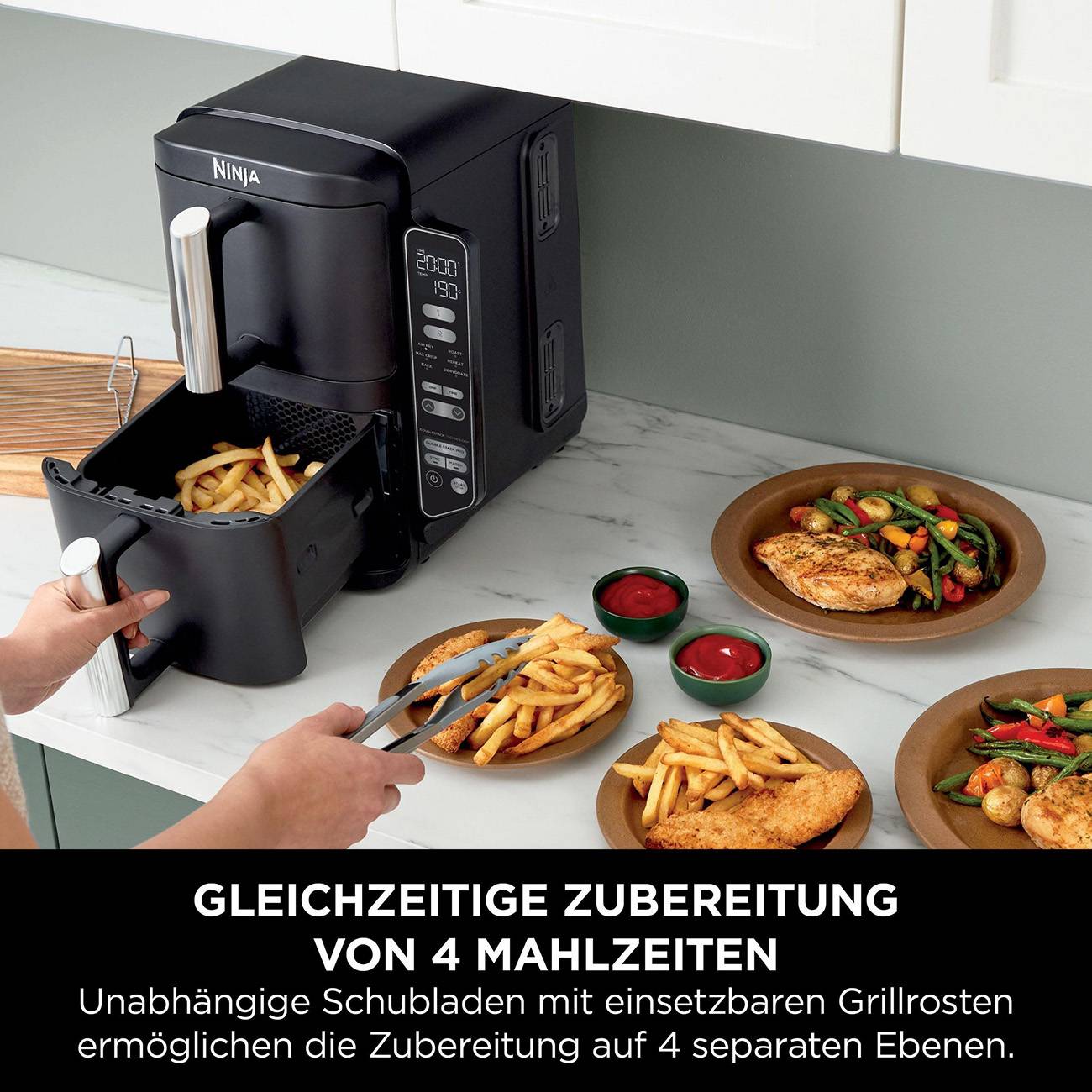 Ninja Double Stack SL300EU Heißluftfritteuse