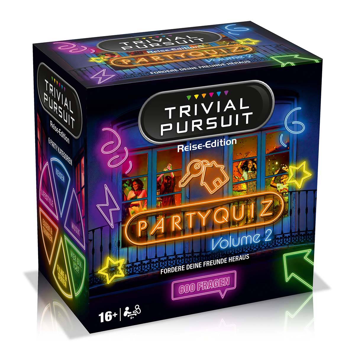 Trivial Pursuit - Partyquiz Vol 2 (deutsch) Wissens Spiel Quiz Ratespiel Gesellschaftsspiel deutsch