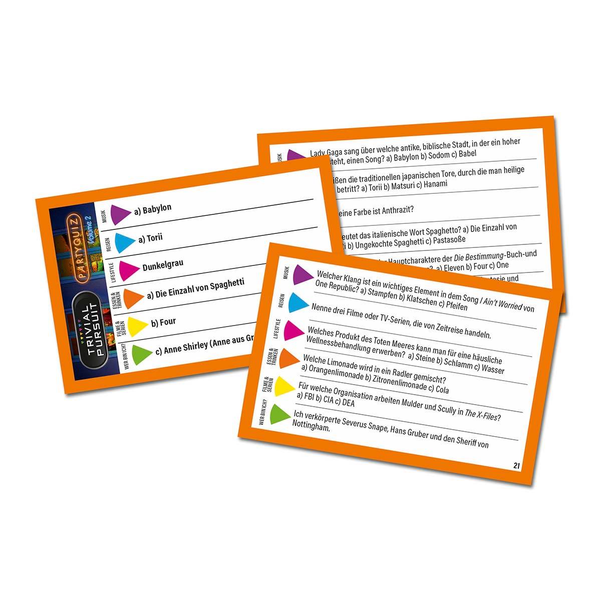 Trivial Pursuit - Partyquiz Vol 2 (deutsch) Wissens Spiel Quiz Ratespiel Gesellschaftsspiel deutsch