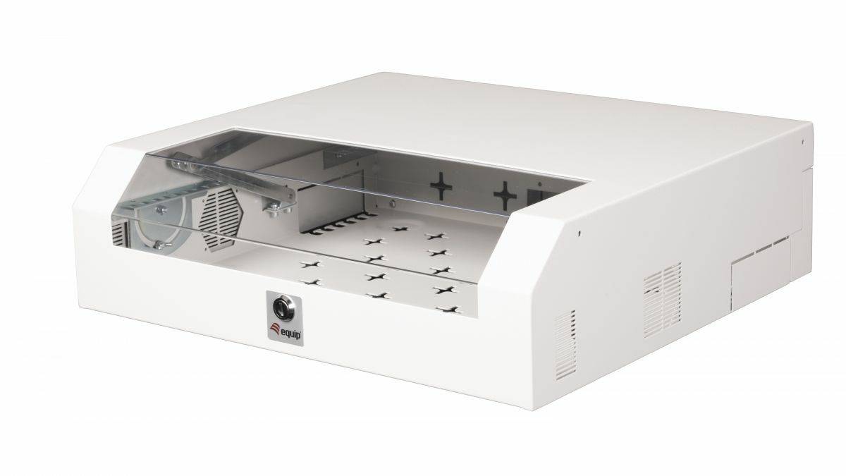 Equip 19" Netzwerkschrank Stahltür SF 500x475mm 5HE grau