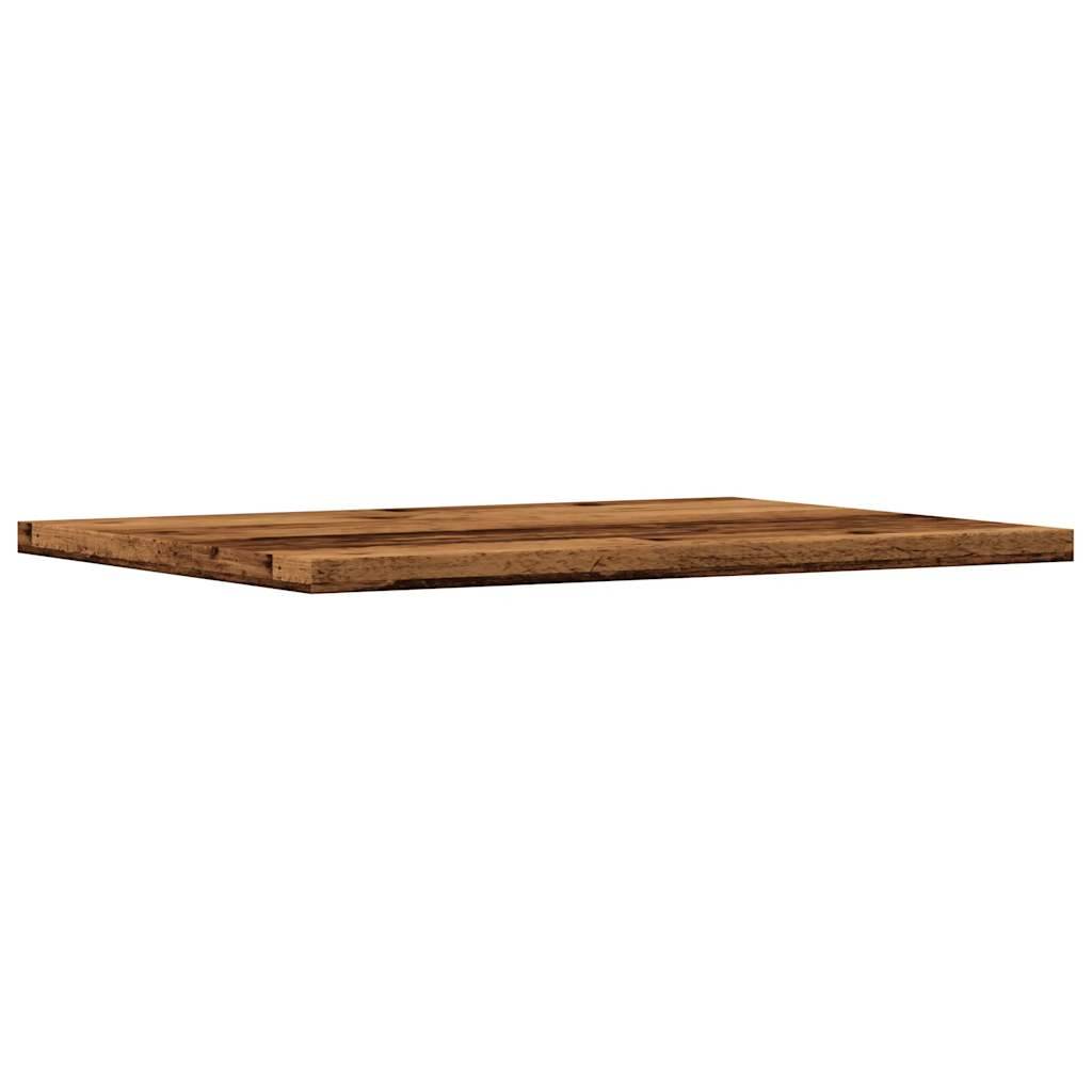 vidaXL Regalböden 4 Stk. Altholz-Optik 40x30x1,5 cm Holzwerkstoff