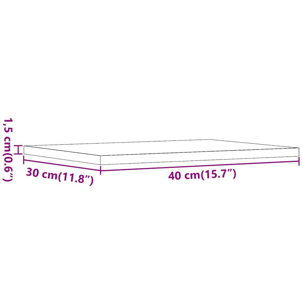 vidaXL Regalböden 4 Stk. Altholz-Optik 40x30x1,5 cm Holzwerkstoff