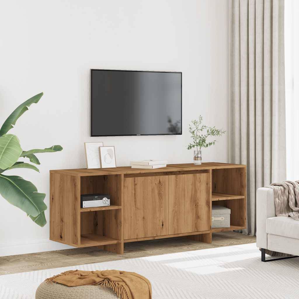 vidaXL TV-Schrank Artisan-Eiche 130x35x50 cm Holzwerkstoff