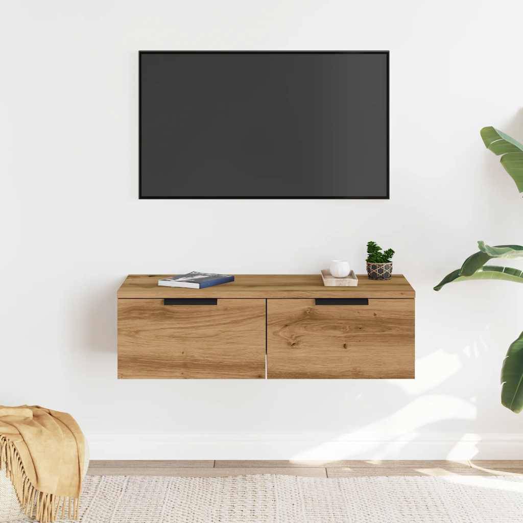 vidaXL Wandschrank Artisan-Eiche 68x30x20 cm Holzwerkstoff